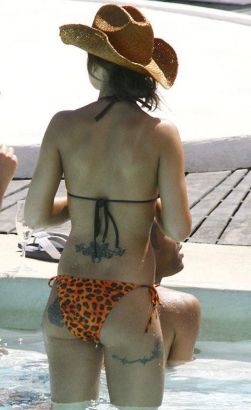 Cheryl Cole Hip Tattoo